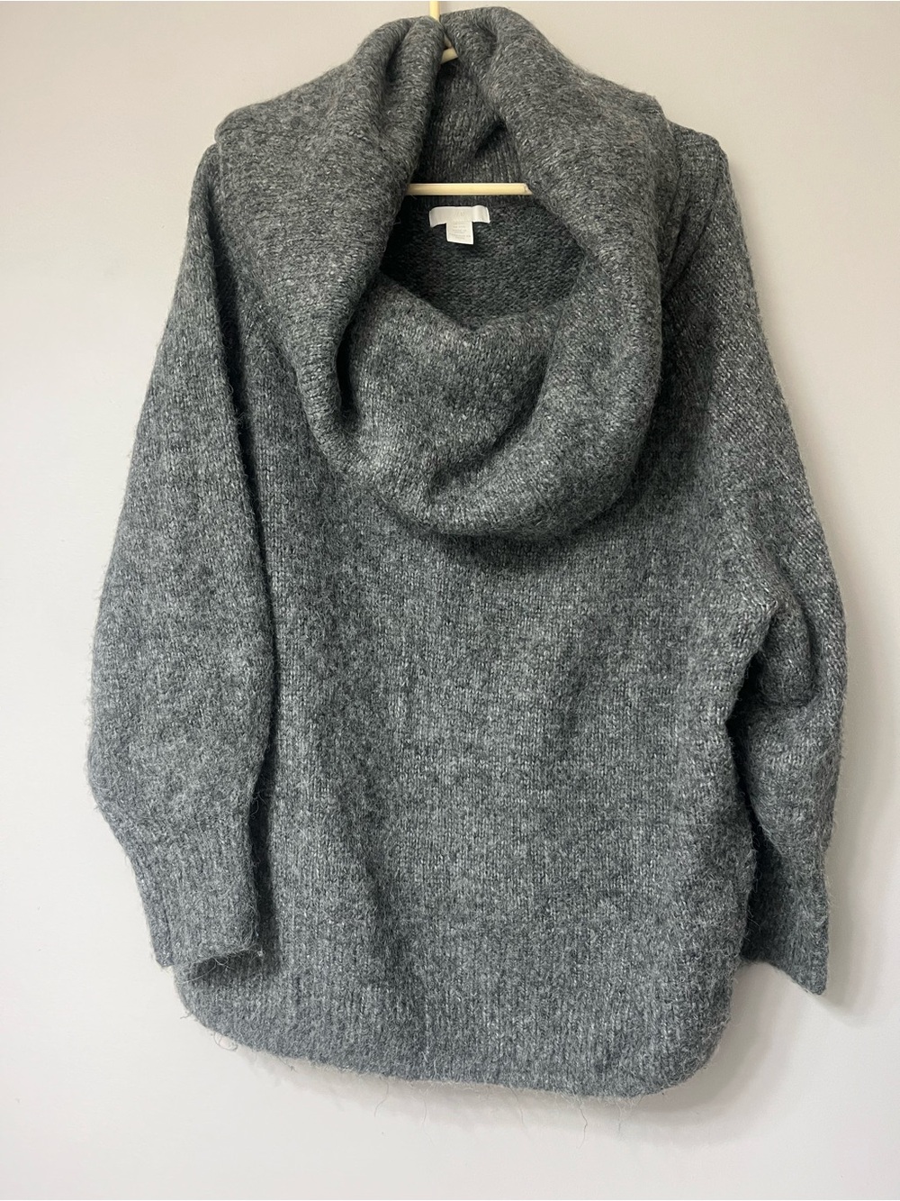 Cozy Gray Cowl Neck Women's Sweater H & M